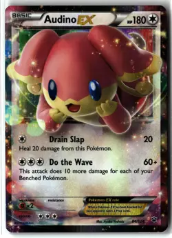 Audino EX ⭐ 84/124 Holo EX Rare Fates Collide 2016 Pokemon NM - Image 1