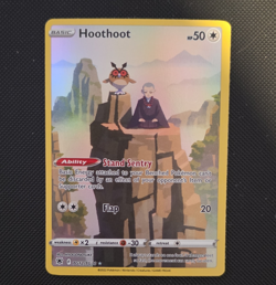 Pokemon Hoothoot Ultra Rare TG12/30 Astral Radiance EN Basic 50HP Holo - Image 1