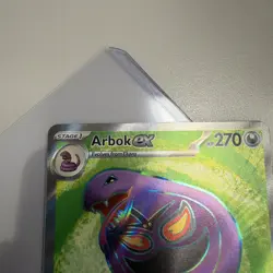 Pokemon Arbok ex Full Art Holo Ultra Rare 185/165 Sv: Scarlet & Violet 151 - Image 2