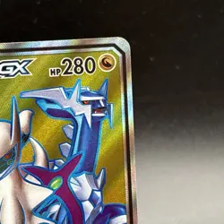 Pokemon TCG Arceus & Dialga & Palkia GX 220/236 Sm-Cosmic Eclipse Full Art Holo - Image 3