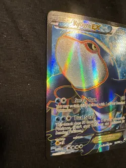 Pokemon TCG Dark Explorers Full Art Holo Ultra Rare Kyogre EX 104/108 - Image 2