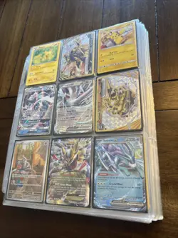 Massive Pokemon Binder Sleeve Lot Holo Foil Red GX mid Era Bangers - Image 1