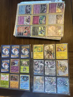 Massive Pokemon Binder Sleeve Lot Holo Foil Red GX mid Era Bangers - Image 2