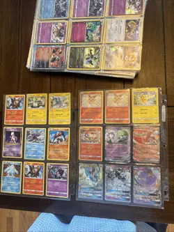 Massive Pokemon Binder Sleeve Lot Holo Foil Red GX mid Era Bangers - Image 3