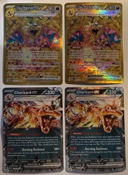Pokemon TCG Charizard EX Obsidian Flames LOT - Image 1