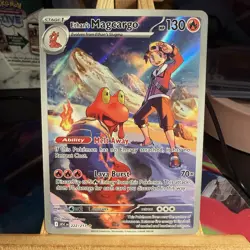 Ethan’s Magcargo 222/217 Ascended Heroes Illustration Rare Holo Pokemon TCG MINT - Image 1