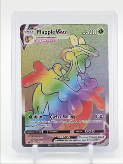 FLAPPLE VMAX 2021 POKEMON SWSH BATTLE STYLES SECRET RARE 164/163 Q1048 - Image 1