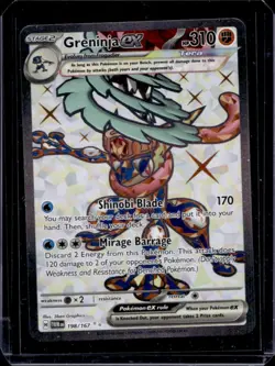2024 Pokemon Twilight Masquerade Greninja ex #198/167 - Image 1