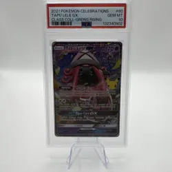 Pokemon TCG Tapu Lele GX Holo Classic Collection 60/145 Celebrations PSA 10 - Image 1