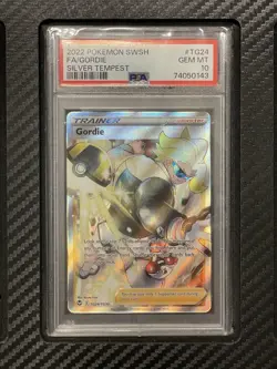 2022 PSA 10 FA Gordie TG24/TG30 Full Art Pokemon TCG SWSH Silver Tempest - Image 1