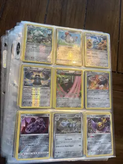 Massive Pokemon Binder Sleeve Lot Holo Foil mid Era Bangers TCG Card Collection - Image 1