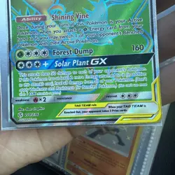 Pokemon Venusaur & Snivy GX Sm-Cosmic Eclipse 210/236 Ultra Rare Full Art Holo - Image 3