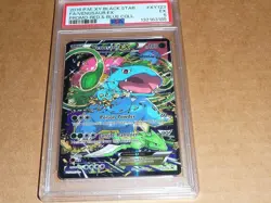 2016 Pokemon XY BLACK STAR FULL ART VENUSAUR EX PROMO RED BLUE #XY123 PSA 5 - Image 1