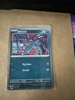 Pokemon Mega Evolution Sneasel (Cosmos Holo) 020 Black Star Promo NM - Image 1