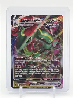 RAYQUAZA VMAX 2021 POKEMON SWSH EVOLVING SKIES ULTRA RARE 111/203 Q1048 - Image 1