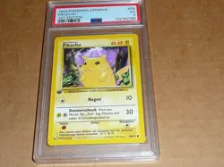 1999 Pokemon GERMAN PIKACHU 1ST EDITION #58 PSA 5 - Image 1