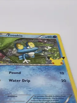 Pokemon Card Froakie 22/25 McDonalds 25th Anniversary Promo Holo - Image 2