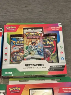 Pokemon TCG: First Partner Illustration Collection: Series 1 Lot Of 4 In Hand - Image 4