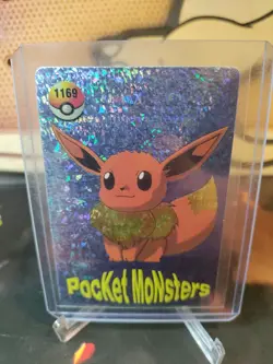 Pokemon Pocket Monsters Vending Prism Holo Vintage Sticker #1169 EEVEE - Image 1