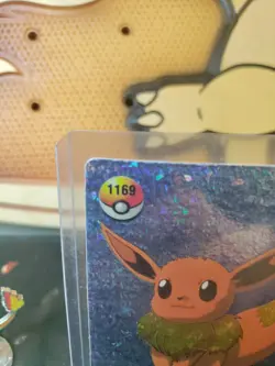 Pokemon Pocket Monsters Vending Prism Holo Vintage Sticker #1169 EEVEE - Image 2