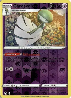 2022 Sword & Shield - Silver Tempest Gardevoir Stage 2/Rare #69 - Image 1