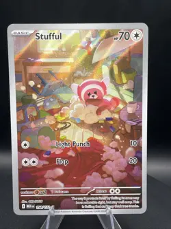 Pokemon TCG Stufful Illustration Rare - 154/132 - ME01: Mega Evolution Near Mint - Image 1
