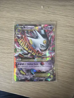Pokemon Mega M Gengar EX XY166 Full Art Black Star Promo - Image 1