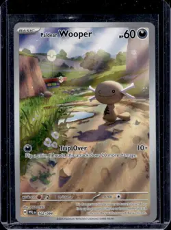 2025 Pokemon Phantasmal Flames Paldean Wooper Illustration Rare #102/094 - Image 1