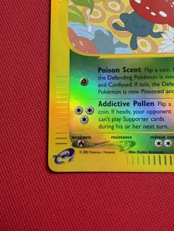 POKEMON VILEPLUME 43/147 REVERSE HOLO NM SET AQUAPOLIS ENG 2002 - Image 5