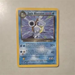 Pokemon Dark Blastoise 20/82 Team Rocket Rare Regular Unlimited 70 HP - Image 1
