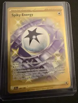 Spiky Energy 190/159 Journey Together Gold Hyper Rare Pokemon TCG Card NM - Image 1
