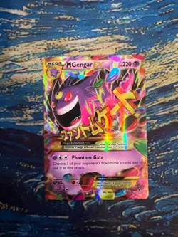 M Gengar EX (121 Secret Rare) 121/119 XY - Phantom Forces Holo Pokemon TCG - Image 2