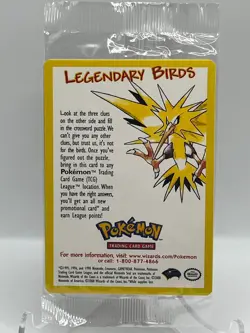 Zapdos #23 Black Star Movie WotC Promo Legendary Bird Pokemon TCG Card - Image 2