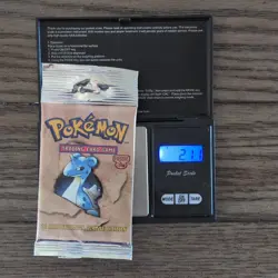 21.1g Pokemon TCG Fossil Booster Pack Lapras Sealed English 11 Cards WOTC - Image 1