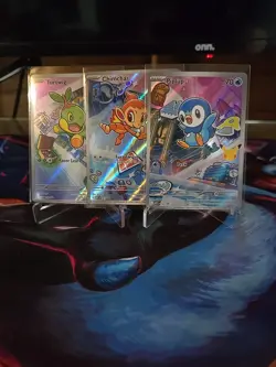 Pokemon TCG First Partner Illustration Collection Series 1 Gen 4 Sinnoh Starters - Image 2