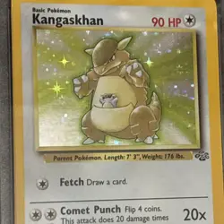 1999 Pokemon Jungle Holo Rare Kangaskhan 5/64 PSA 8 - Image 3
