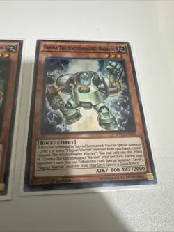 Yugioh: Alpha Beta Gamma The Electromagnet Warrior SDMY 1-4 1st NM - Image 4