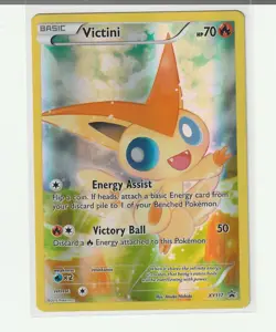Pokemon Victini Promo Holo Basic XY XY117 70 HP Card 2016 English - Image 1
