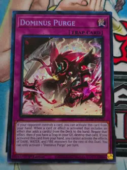 Yugioh - Dominus Purge RA05-EN150 Collector's Rare Near Mint In Hand - Image 1