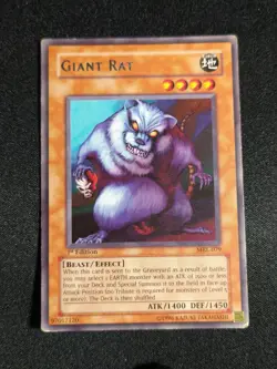 Yu-Gi-Oh! Giant Rat MRL-079 1st Edition Rare HP/Damaged - Image 1