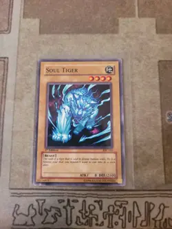 YUGIOH SOUL TIGER IOC-003 COMMON 1ST ED LP 1996 - Image 1