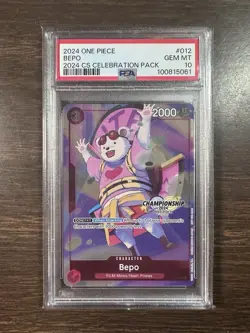 Bepo 2024 One Piece 2024 Championship Celebration Pack #021 PSA 10 - Image 1