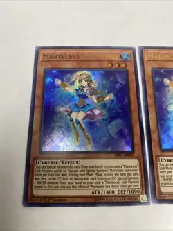 Yugioh - Marincess Sea Horse RIRA-EN003 1st Edition ULTRA NM X3 - PLAYSET - Image 2