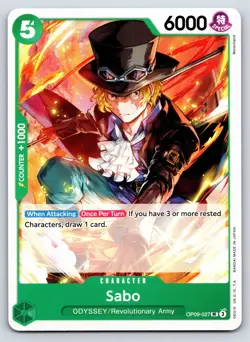 One Piece - OP09-027 - Sabo (027) - UC - US Seller - Image 1