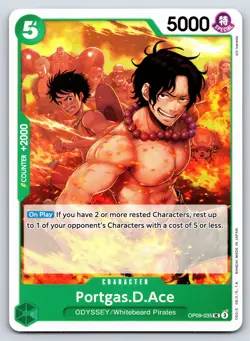 One Piece - OP09-035 - Portgas.D.Ace - UC - US Seller - Image 1