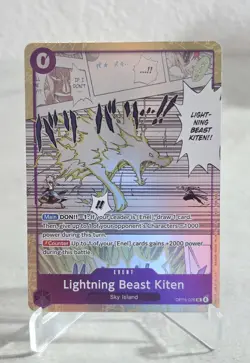 One Piece TCG OP15 Lightning Beast Kiten Dash Pack Foil English - Image 1