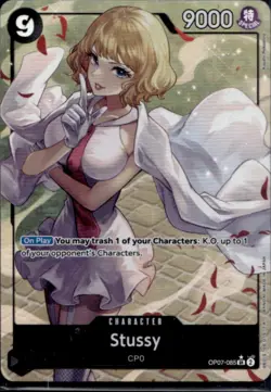 2024 One Piece 500 Years in the Future Stussy Alternate Art Super Rare #OP07-085 - Image 1