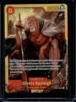2024 One Piece Two Legends Silvers Rayleigh Secret Rare #OP08-118 - Image 1