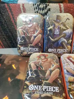 One Piece Tin Set Vol. 2 (X5) + 2 Azure Of The Seven Seas Sleeved Packs - Image 2