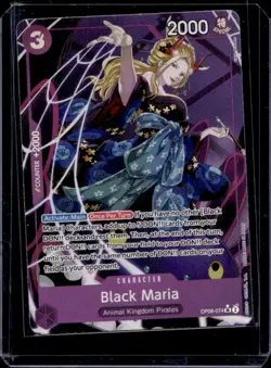 2024 One Piece Two Legends Black Maria Super Rare #OP08-074 - Image 1